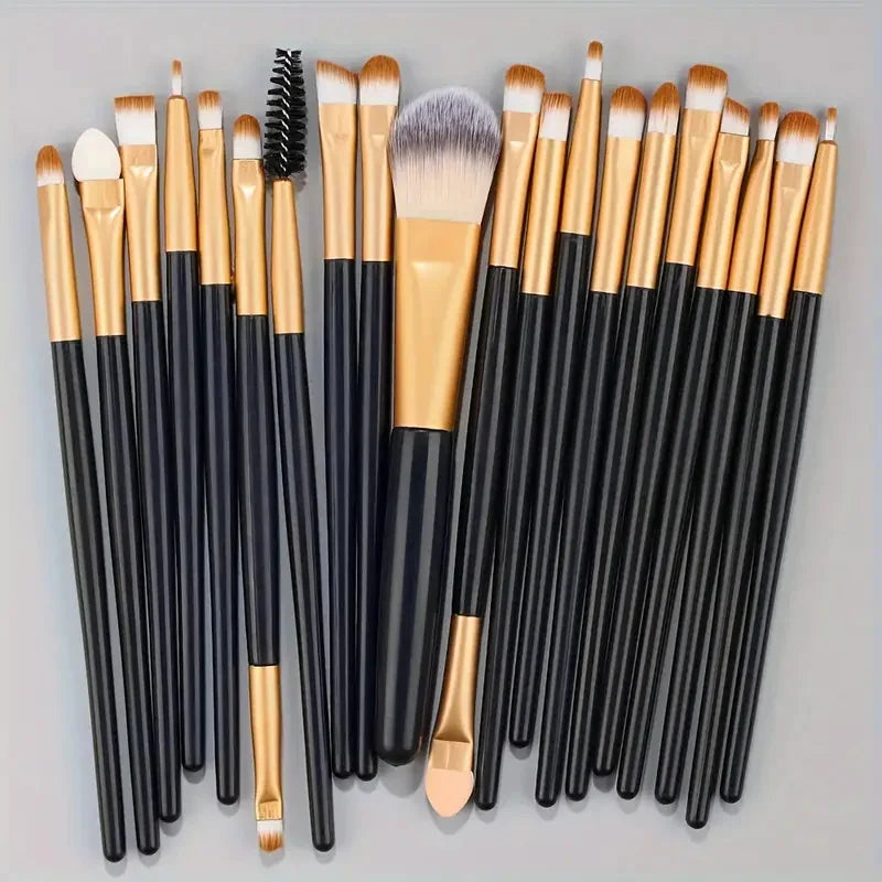 20Pcs Set profesional de Brochas de maquillaje | Divina Belleza