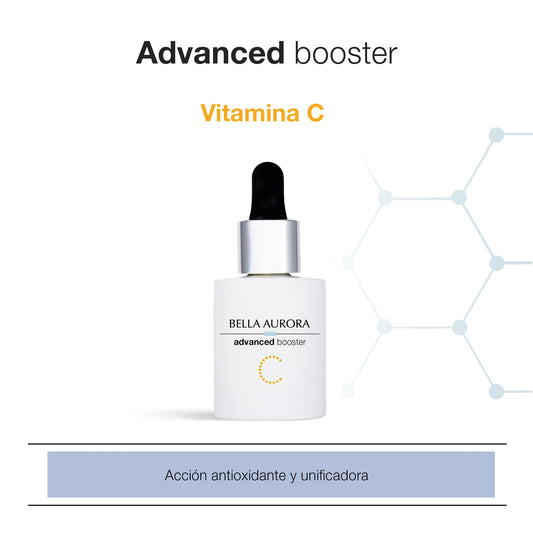 Bella Aurora Booster Avanzado Vitamina C 30ml – Serum Iluminador y Unificador