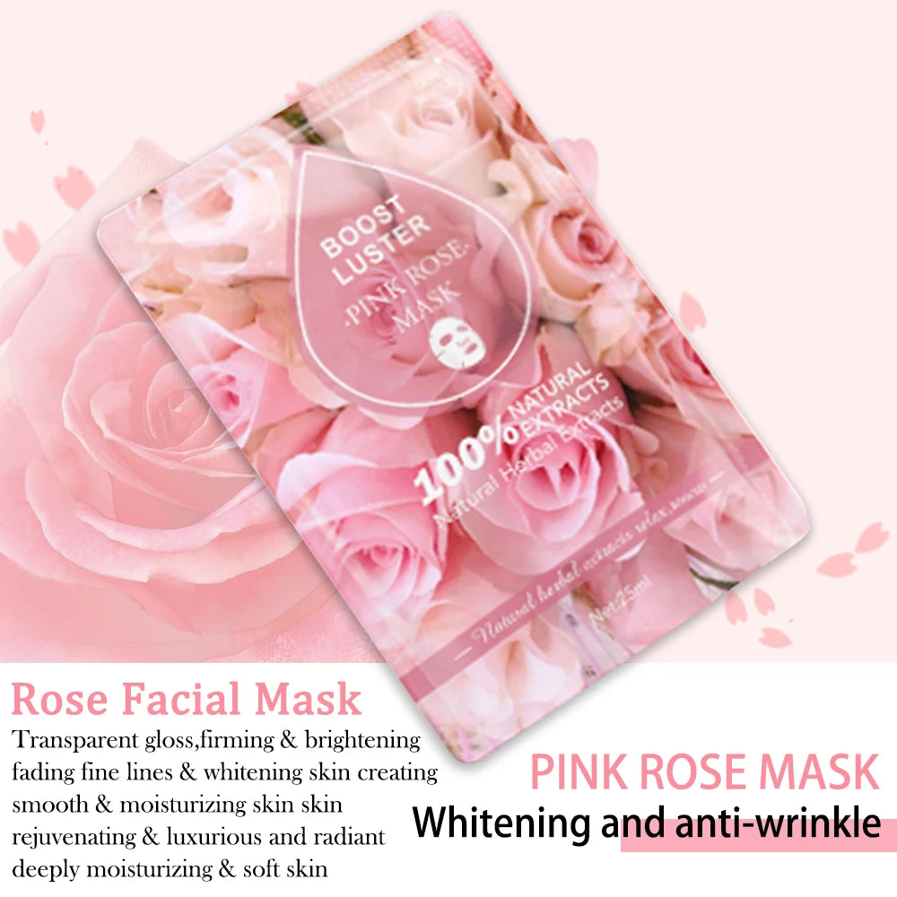 Mascarilla Facial Hidratante y Blanqueadora AILKE con Vitamina C y Ácido Hialurónico
