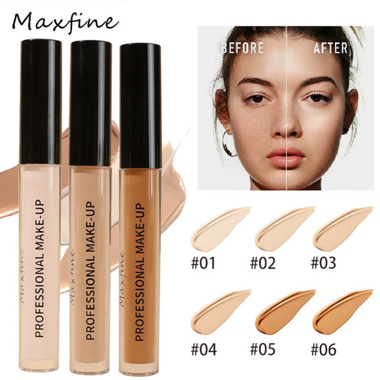 Corrector de 6 Tonos Hidratante, Durable e Impermeable de Textura Ligera y Color Natural para Cubrir Manchas.