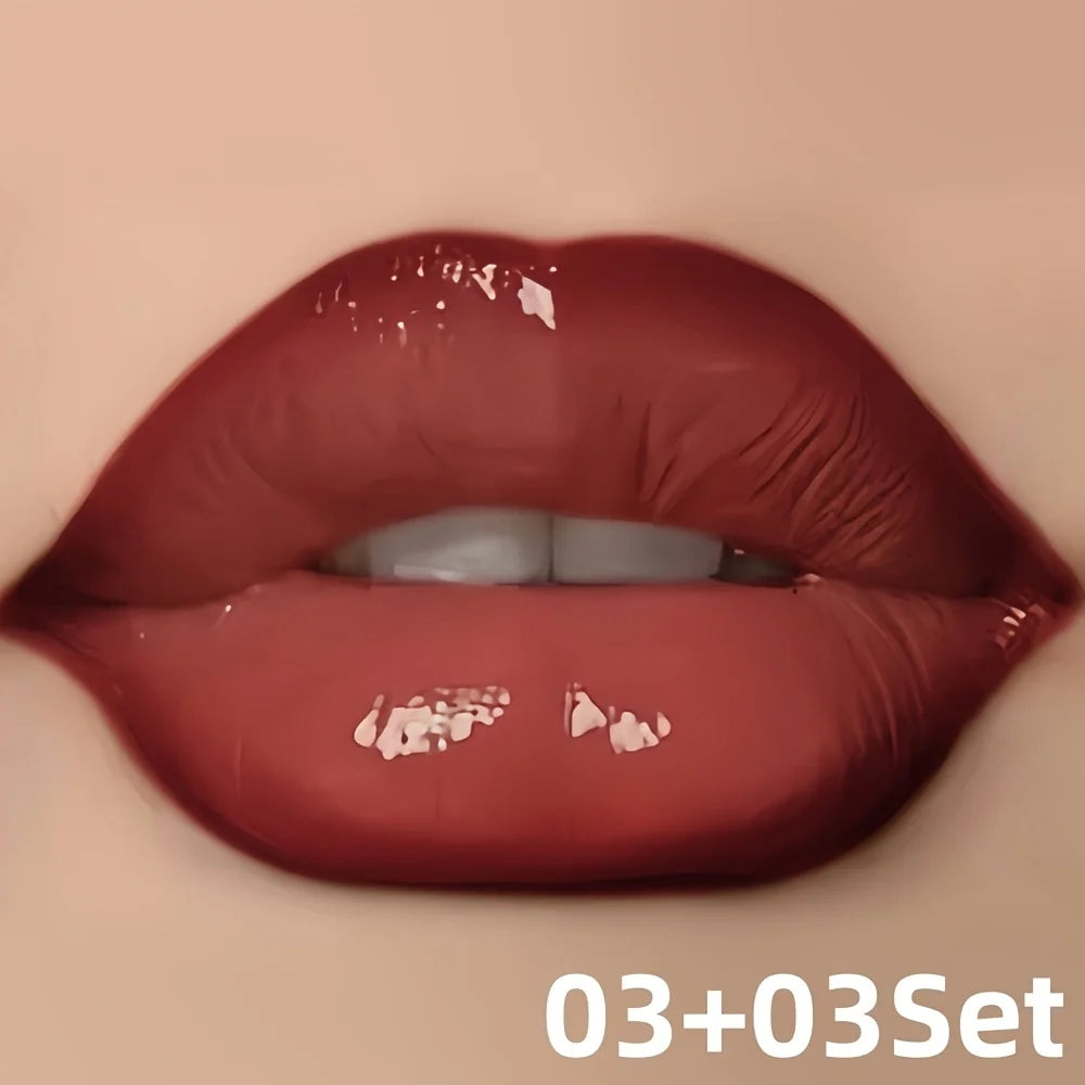 Set Delineadores Labiales Pudaier – 3D Mate & Precisión (4 tonos)