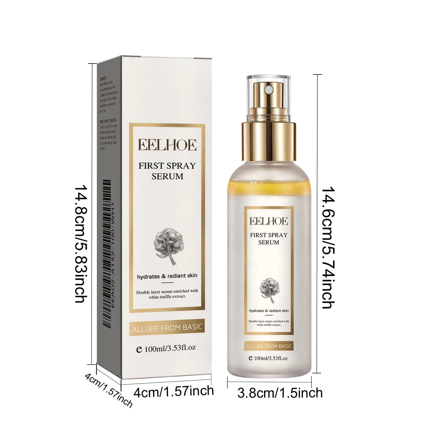 Sérum Facial con Trufa Blanca en Spray – Hidratante, Reparador y Reductor de Poros 100ml