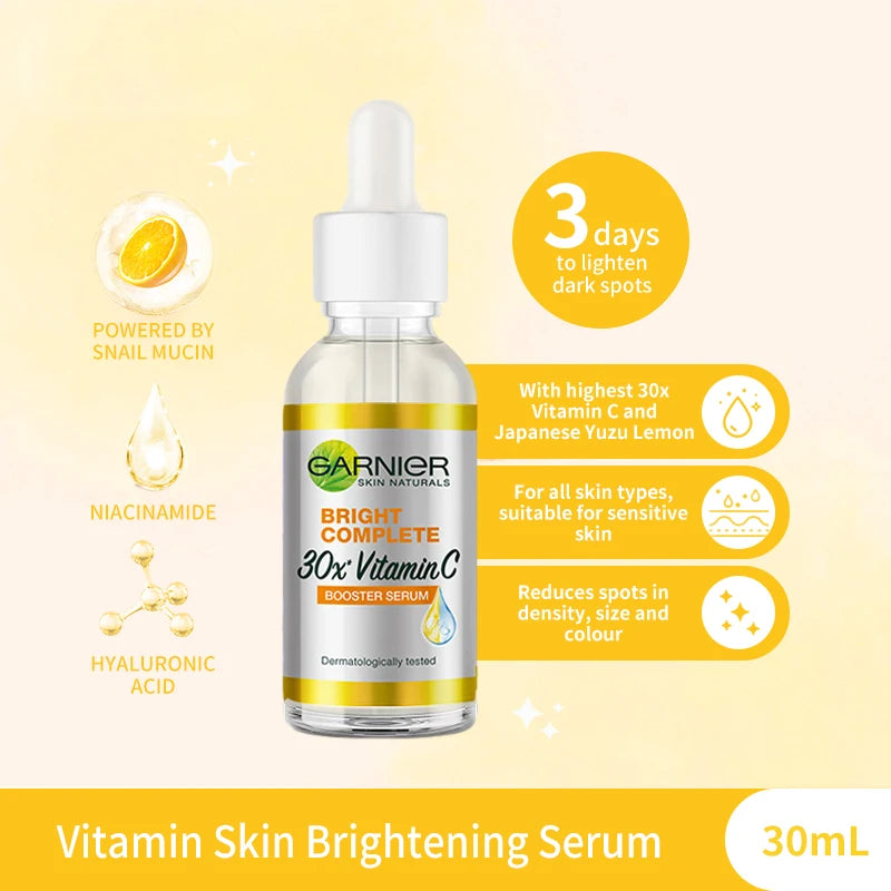 Garnier Bright Complete 30x Vitamina C + Niacinamida – Sérum Antimanchas e Iluminador 30ml