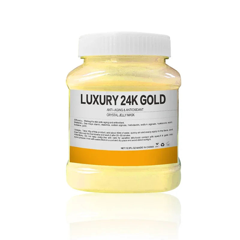Mascarilla Hidratante en Polvo con Oro 24K y Pétalos de Rosa – 350g