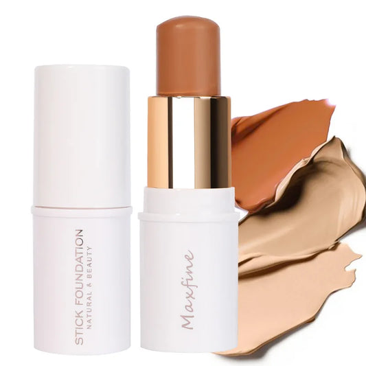 Corrector de maquillaje en barra de 6 colores, base natural de larga duración, waterproof, multifuncional, adecuado para todo tipo de piel.