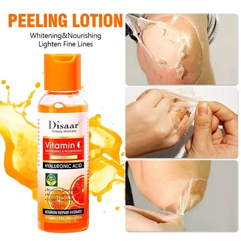 Yellow Peeling Lotion Orgánica – Exfoliante Aclarante para Manchas Oscuras con Ácido Hialurónico