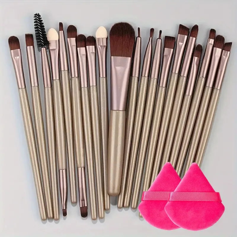 20Pcs Set profesional de Brochas de maquillaje | Divina Belleza