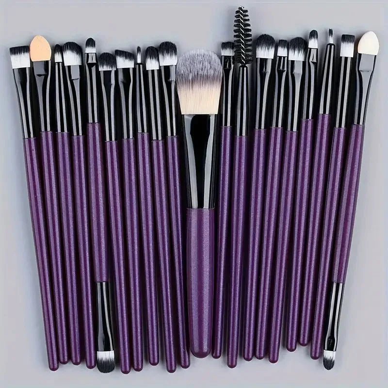 20Pcs Set profesional de Brochas de maquillaje | Divina Belleza