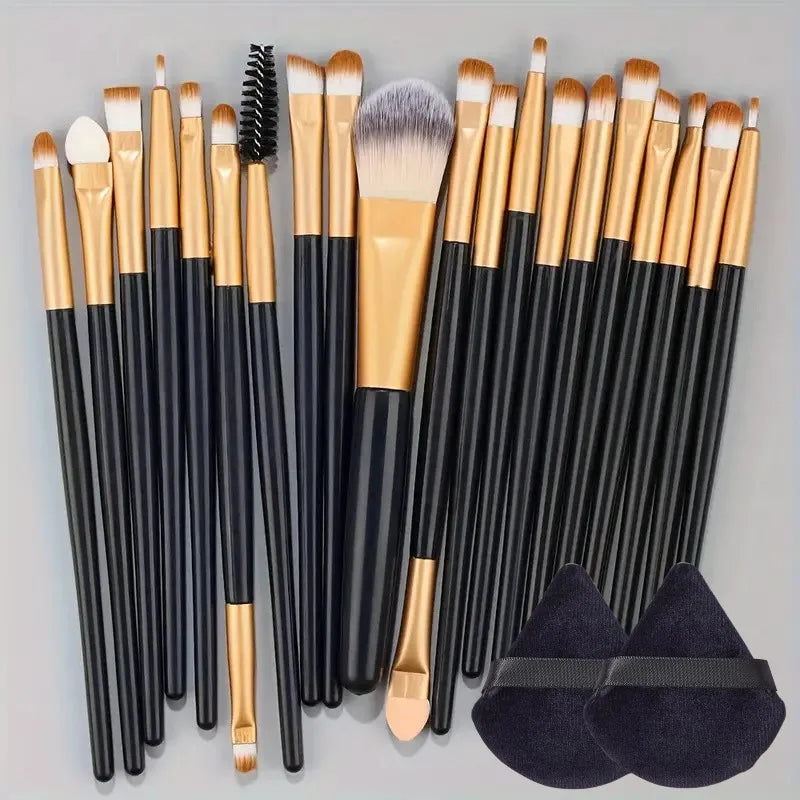 20Pcs Set profesional de Brochas de maquillaje | Divina Belleza