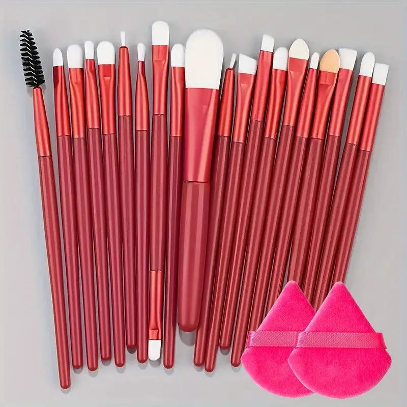20Pcs Set profesional de Brochas de maquillaje | Divina Belleza