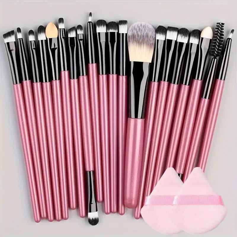 20Pcs Set profesional de Brochas de maquillaje | Divina Belleza