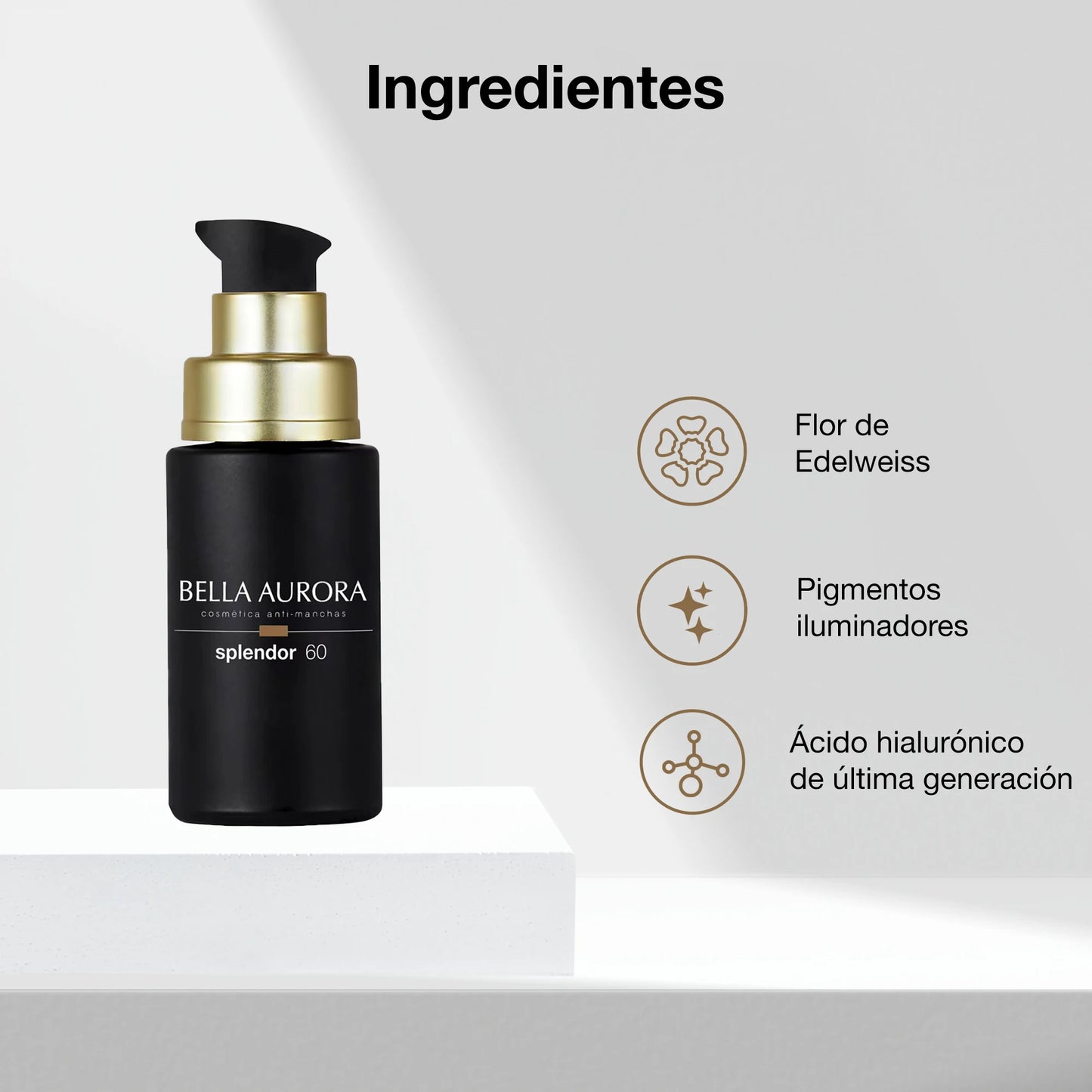 Bella Aurora Splendor +60 Sérum Reafirmante 30ml – Antiarrugas, Antimanchas y Efecto Lifting