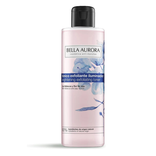 Tónico Exfoliante Iluminador Bella Aurora 200 ml – Con Flor de Jeju | Anti-manchas & Purificante Facial