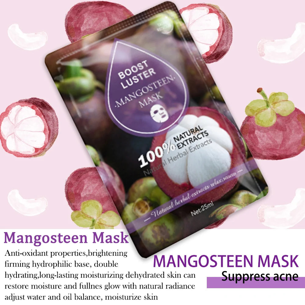Mascarilla Facial Hidratante y Blanqueadora AILKE con Vitamina C y Ácido Hialurónico