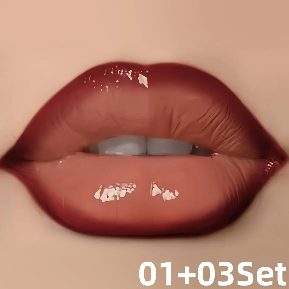 Set Delineadores Labiales Pudaier – 3D Mate & Precisión (4 tonos)