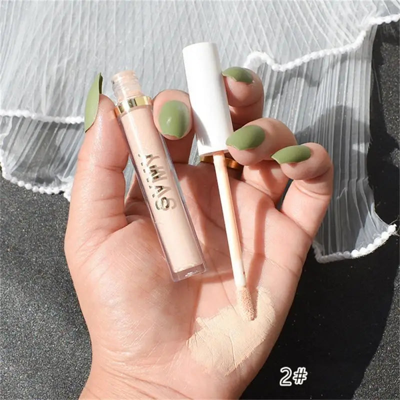 Crema de maquillaje corrector facial hidratante y duradero para cubrir manchas de acné y ojeras.