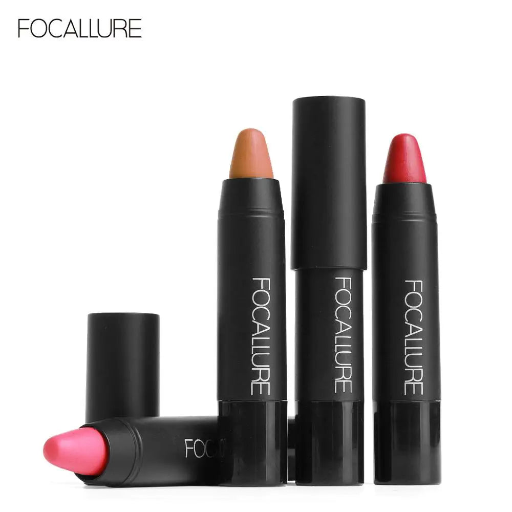 Labial Mate FOCALLURE – Color Intenso & Suave (19 tonos)